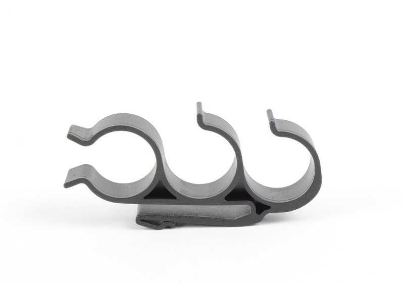 Soporte de manguera OEM 64218386477 para BMW E46. Original BMW.