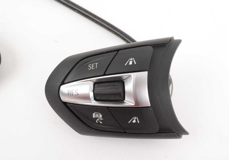 Interruptor para volante multifunción M-Sport OEM 61317849406 para BMW F21, F22, F30, F31, F34, F32, F33, F36, F07, F10, F06, F12, F13, F25, F26, F15, F16. Original BMW.
