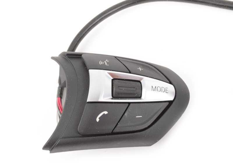 Interruptor para volante multifunción M-Sport OEM 61317849406 para BMW F21, F22, F30, F31, F34, F32, F33, F36, F07, F10, F06, F12, F13, F25, F26, F15, F16. Original BMW.