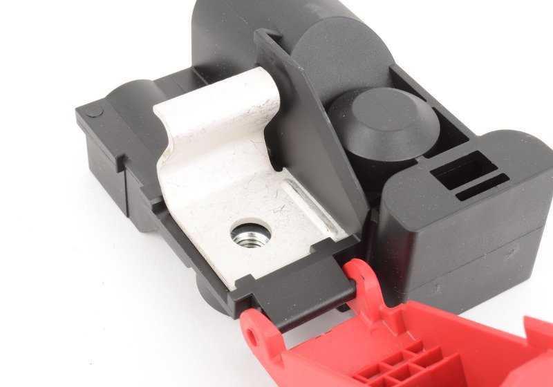 Soporte de batería B+ OEM 61146967184 para BMW X5 E70 (3.0d, 3.0sd, 3.0si, 4.8i, M) y BMW X6 E71. Original BMW.