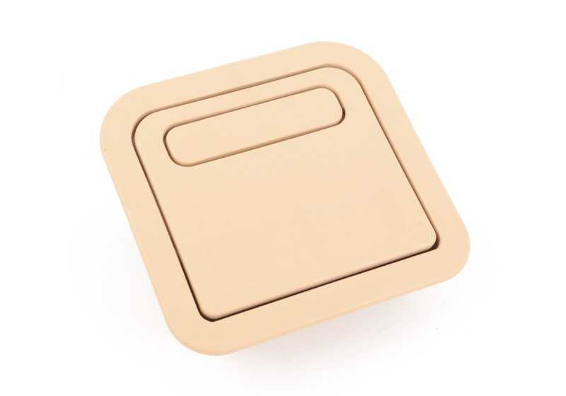 Fondo inserción asa maletero OEM 51478217353 para BMW E39 520d, 520i {todos los modelos compatibles}. Color beige arena. Original BMW.
