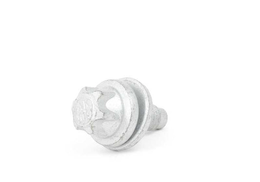 Tornillo torx con ala OEM 07147270121 para BMW F20 {114d,116d,118d,114i,116i} compatible con refuerzos de carrocería y pared frontal. Pieza original BMW.