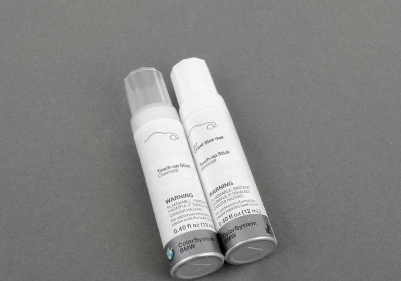 Pincel de retoque color Azul Orient metalizado 317 OEM 51910419749 para BMW {E46,E60,E61,E65,E66,E83,E85,X3,X5,Z4,Z8}. Original BMW.
