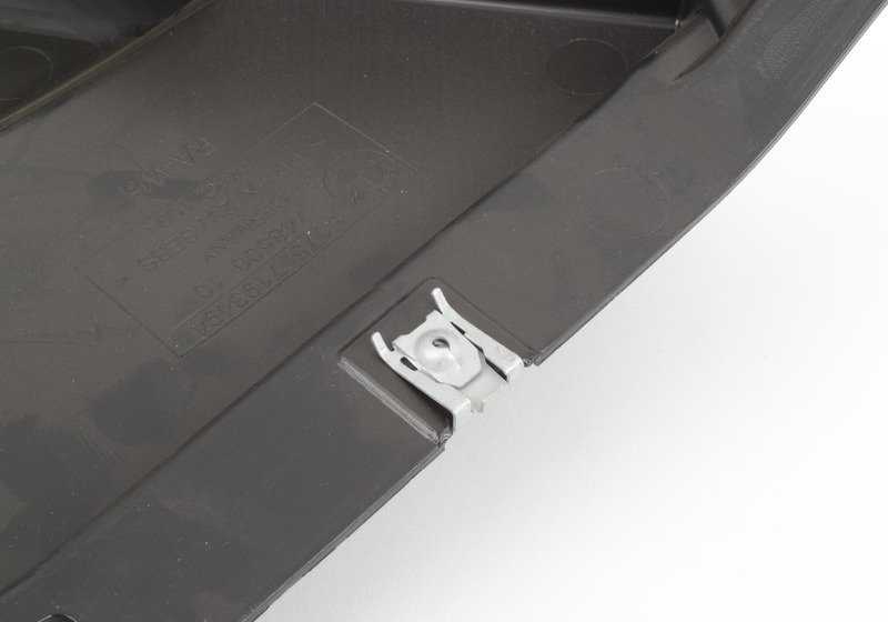 Cobertura inferior derecha para BMW F07, F07N (OEM 51757193494). Original BMW
