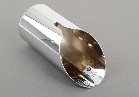 Embellecedor de tubo de escape cromado OEM 18307605041 para BMW F30, F31, F34, F32, F33, F36... y más. Original BMW.
