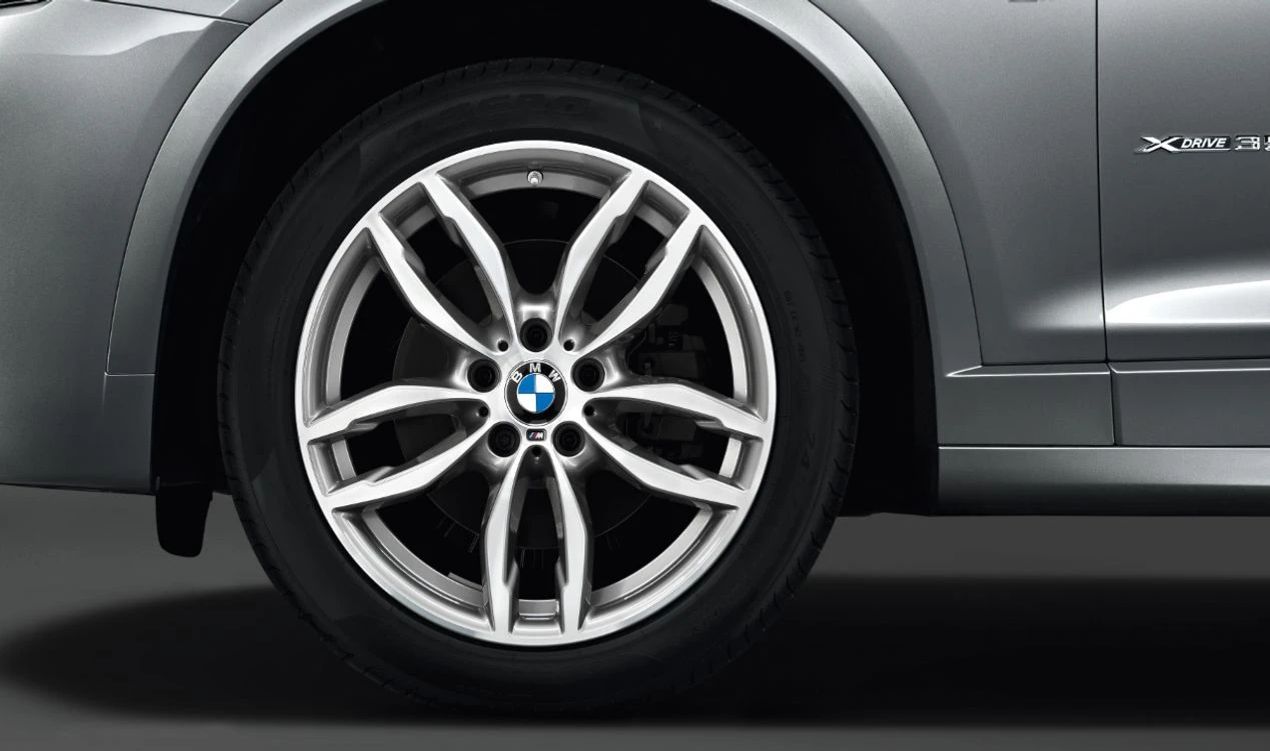 Llantas de aleación M Doble Radio 622 OEM 36117849661 para BMW F25 y F26. Acabado bicolor ferricgrey, brillante. 19", 8,5J ET38. Original BMW.