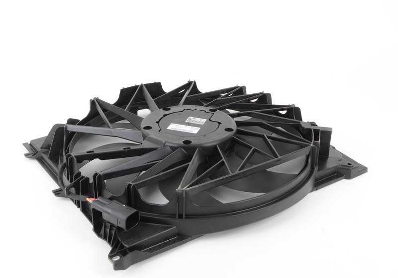 Fan con alloggiamento OEM 17427542912 per BMW Z4 E85, E86. Prodotto BMW originale.