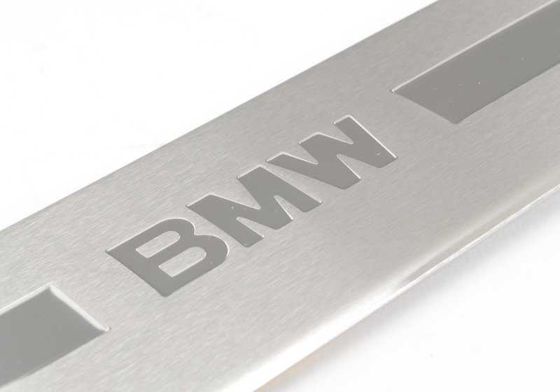 Coperchio di ingresso in acciaio inossidabile per BMW E52 Z8 (OEM 51478257871). BMW originale.