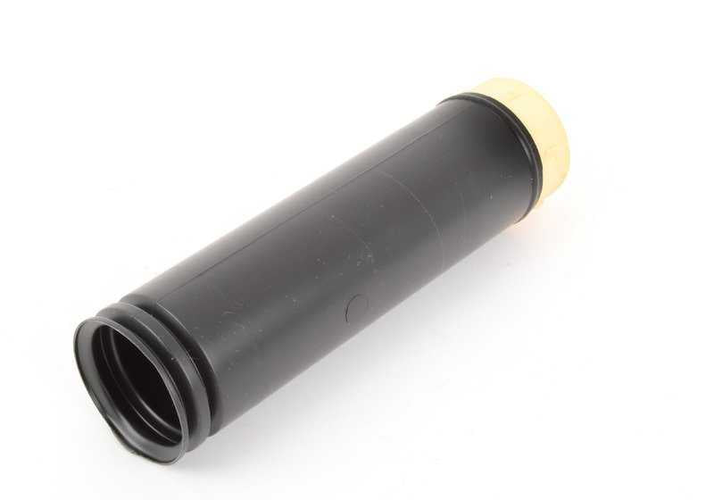 Kit reparación protección amortiguador trasero OEM 33502290319 para BMW E46. Incluye tope adicional y tubo protector (una sola rueda). Original BMW.
