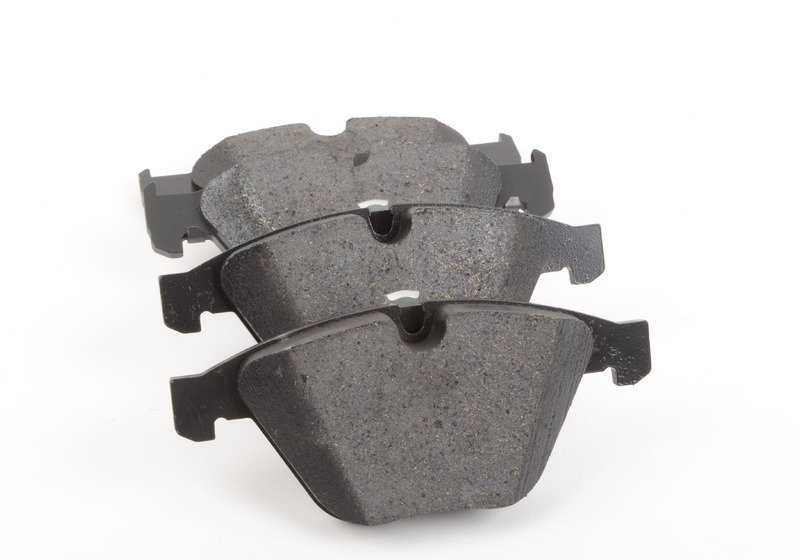 Juego de pastillas de freno sin amianto OEM 34116794915 para BMW E60, E61, E65, E66. Original BMW.
