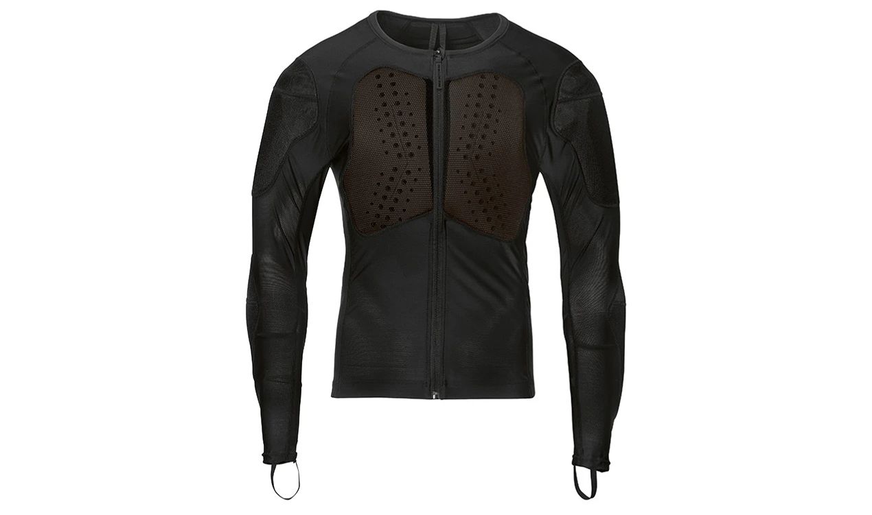 Chaqueta con protecciones OEM 76417109618 para BMW Motorrad {todos los modelos}. Con protecciones en espalda, pecho, hombros y codos. Ligera, cómoda y transpirable. Original BMW Motorrad.