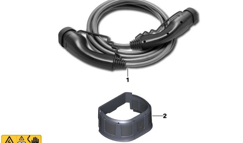 Cable de carga coche eléctrico OEM 61447827900 para MINI F45, U06, F56, F57, F60 y BMW F30, G20, G21, G26, G30, G31, G60, G90, G11, G12, G70, F48, U11, U12, F39, U10, G01, G08, G45, F15, G05, G09, I01, I12, I15, I20. Original MINI y BMW.
