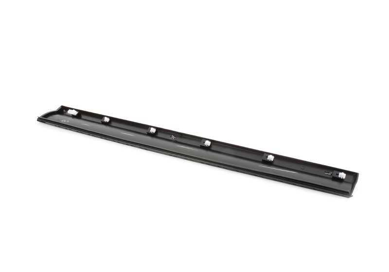 Moldura embellecedora delantera izquierda OEM 51137220609 para BMW F25. Original BMW.