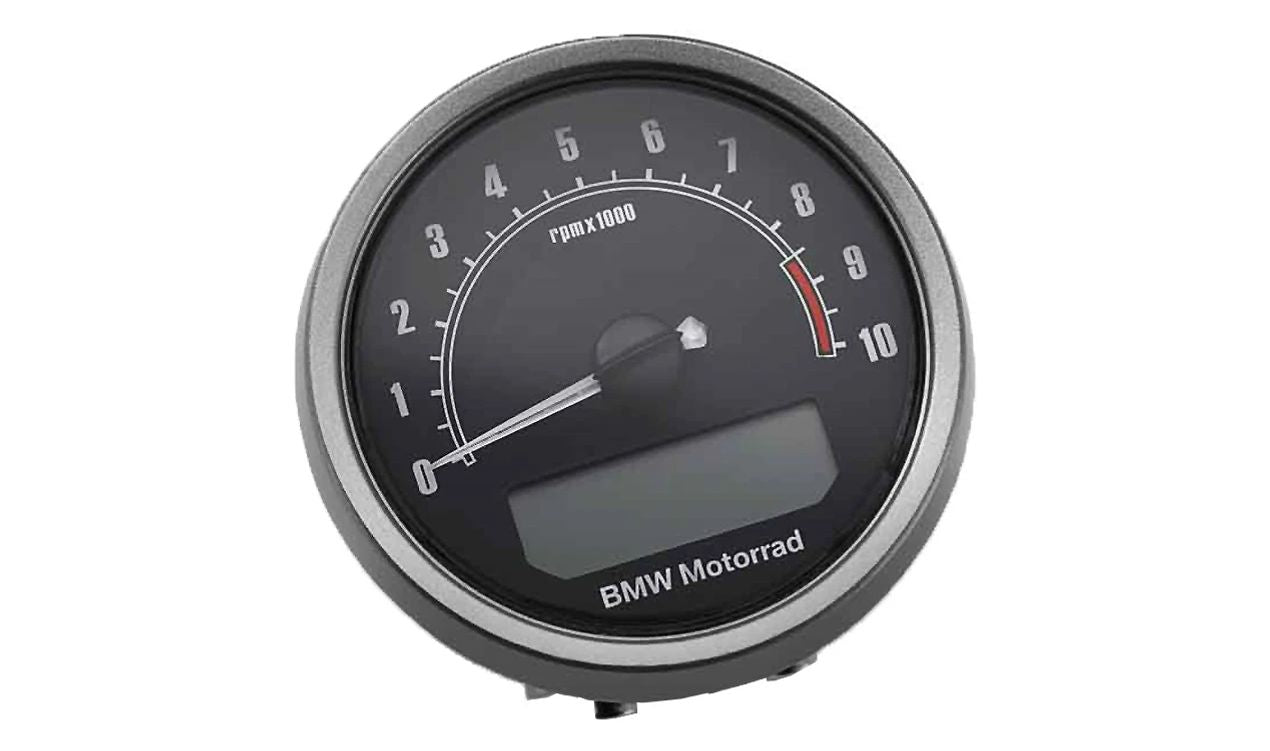 Cuentarrevoluciones delantero con ordenador de a bordo OEM 62111691262 para motos BMW R nineT, R nineT Pure, R nineT Scrambler, R nineT Racer. Original BMW Motorrad.