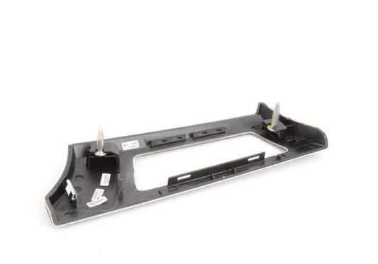 EMBELLECATOR LEFT ALUMINUM PLUSTER OEM 51458049048 FOR BMW E92, E93. Original BMW.
