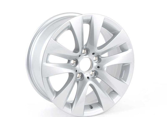 Llanta de aluminio con radios en V 17" OEM 36116791478 para BMW E90, E91, E92, E93... y más. Original BMW.