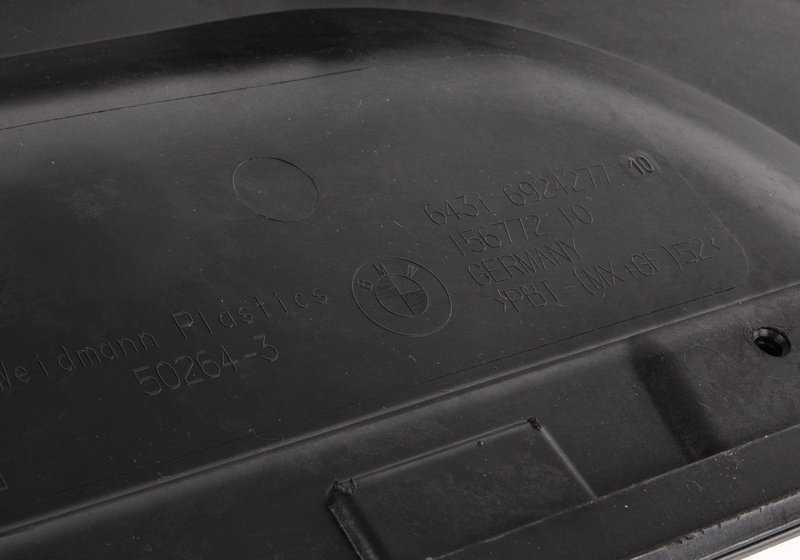 Caja inferior para filtro de aire OEM 64316924277 para BMW E90, E91, E92, E93, E84. Original BMW