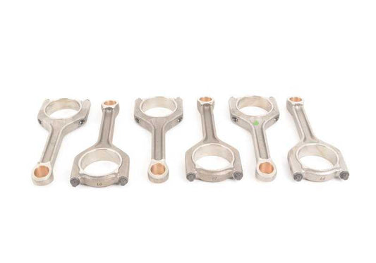 Juego de bielas OEM 11247589540 para BMW E81, E82, E87, E88, E90, E91, E92, E93, E60, E61, F10, F11, E63, E64, E65, E66, F01, F02, E84, E83, F25, E70, E85, E86, E89. Original BMW.