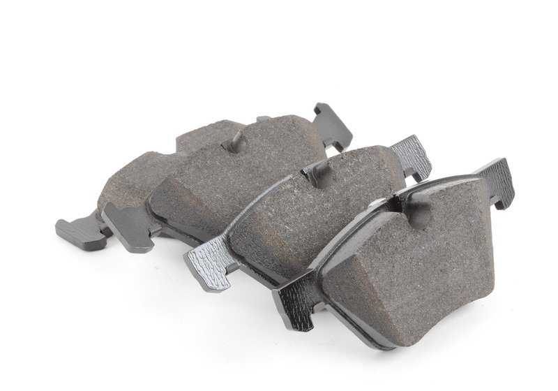 Juego de pastillas de freno con sensor OEM 34112288856 para BMW E81, E82, E87, E88, E90, E91, E92, E93. Original BMW.