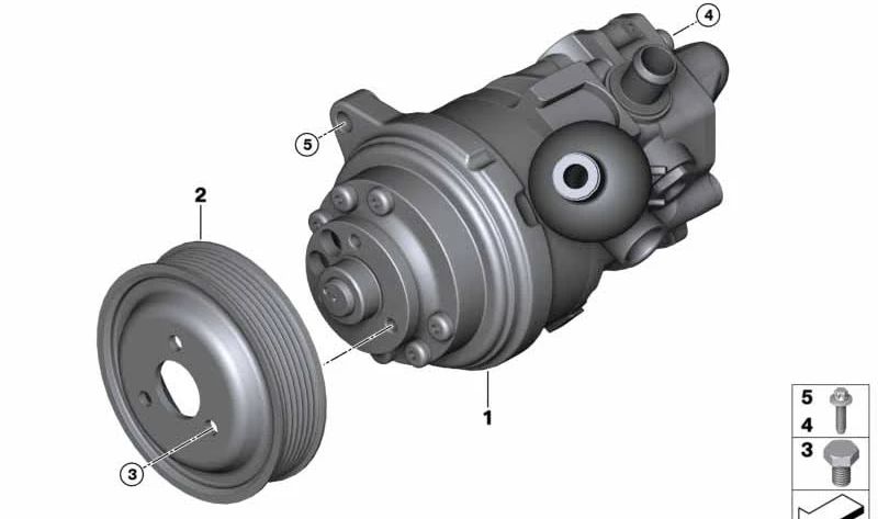 Tandem Bomba para BMW E70 (OEM 32416787343). Original BMW