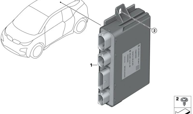 Módulo de carga LIM OEM 61356828053 para BMW i3 (I01). Original BMW.