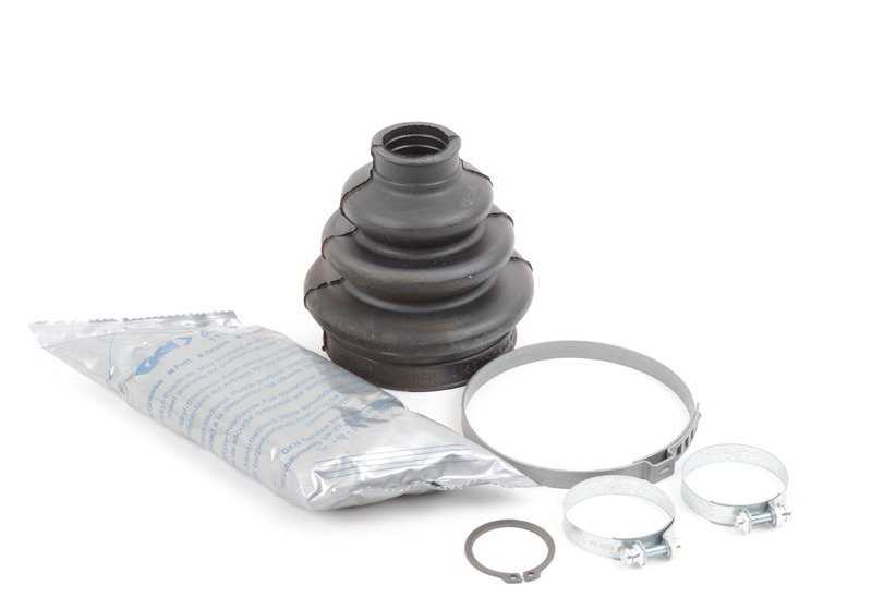 Kit de goma fuelle exterior OEM 33211229376 para BMW E36, E46, E39, Z4 E85. Compatible con eje de transmisión. Recambio original BMW.