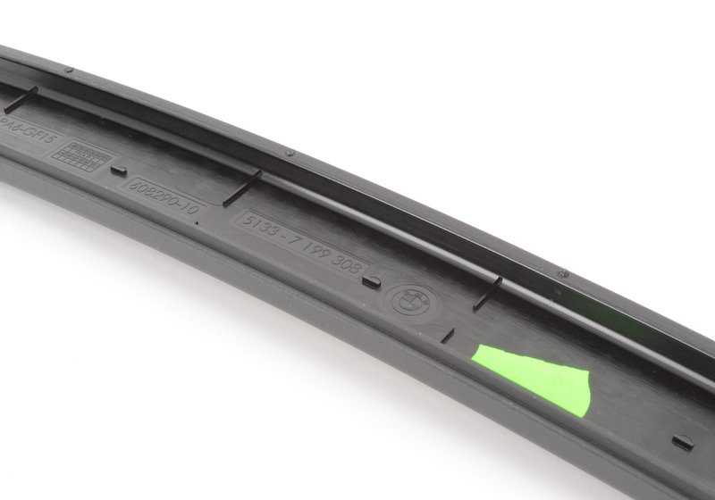 Plugue guia de janela direita OEM 51337199308 para BMW F10, F11, F18. BMW originais.