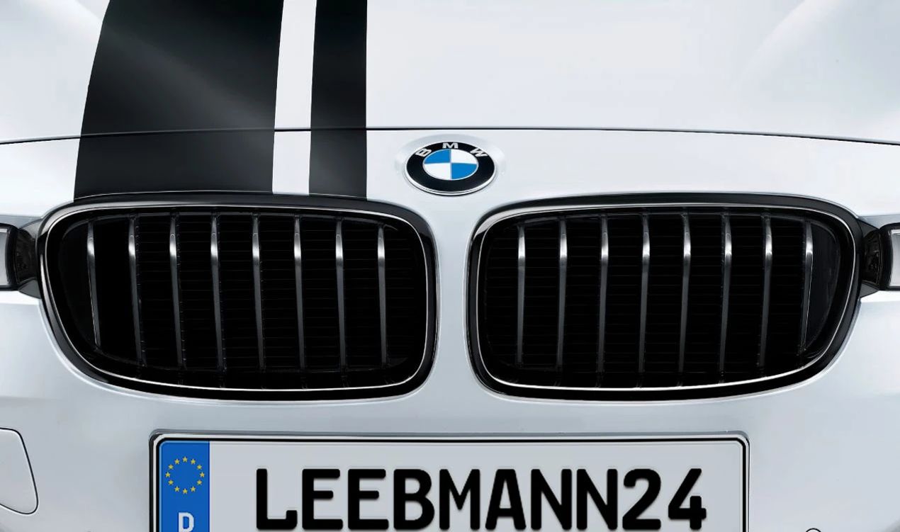 Parrilla decorativa M Performance derecha negro brillo OEM 51712240778 para BMW Serie 3 F30, F30 LCI, F31, F31 LCI. Original BMW.