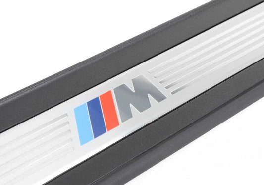 Embellecedor entrada puerta diseño M OEM 51478050054 para BMW F10 y F11. Original BMW.