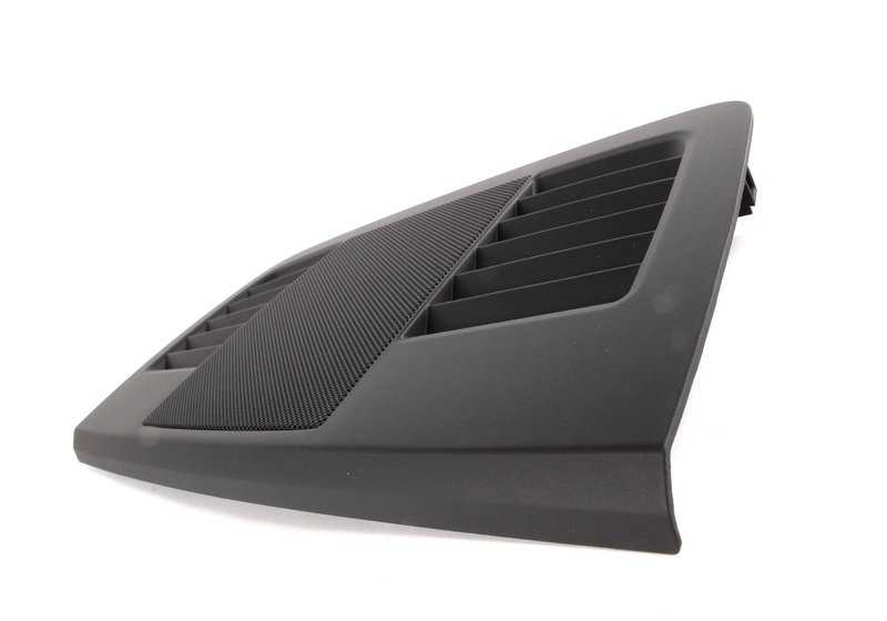 Rejilla altavoz central salpicadero OEM 51457123749 para BMW E90, E91, E92, E93. Pieza original BMW.