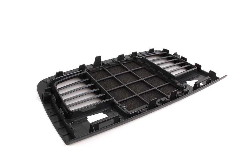 Rejilla altavoz central salpicadero OEM 51457123749 para BMW E90, E91, E92, E93. Pieza original BMW.