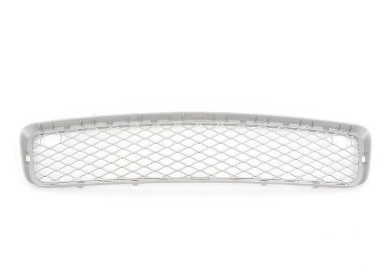 Open Central Rejilla OEM 51117163957 für BMW X5 E70 (3.0D -Modelle, 3.0SD, 3.0SI, 4,8i). Matte Aluminium Finish. Original BMW.