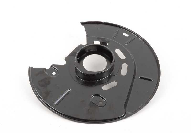 Chapón protector de freno izquierdo OEM 34111153579 para BMW E21. Original BMW.