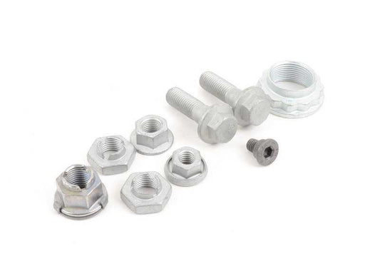 Kit reparación rodamiento rueda delantera OEM 31222348053 para BMW E60, E61 (todos los modelos xDrive: 525d, 525i, 530d) con cambio manual y automático. Solo para una rueda. Original BMW.