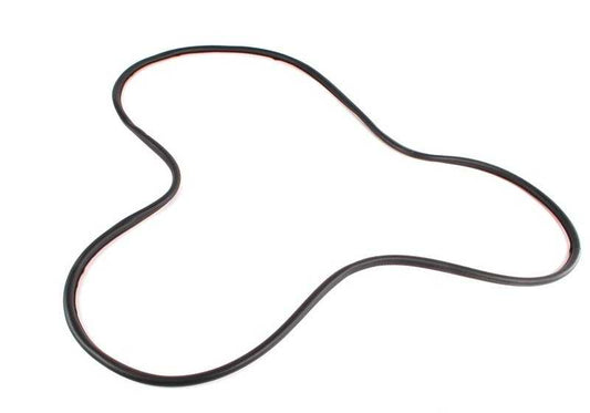 Burlete puerta trasera izquierda OEM 51348194697 para BMW E46 (316i AL11, AL12, AL21, AL22, AL51, AN72, AN82, AY11, AY31, AY32). Original BMW.