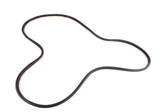 Burlete puerta trasera izquierda OEM 51348194697 para BMW E46 (316i AL11, AL12, AL21, AL22, AL51, AN72, AN82, AY11, AY31, AY32). Original BMW.