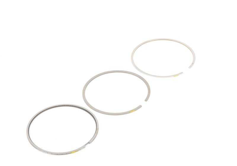 Juego de segmentos de pistón OEM 11257516838 para BMW E36, E46, E39, E60, Z3, E85. Compatible con motores M54. Repuesto original BMW.