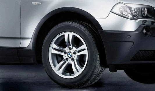Alloy wheel Double Spoke design 112 OEM 36113401200 for BMW E83 (X3). Original BMW.
