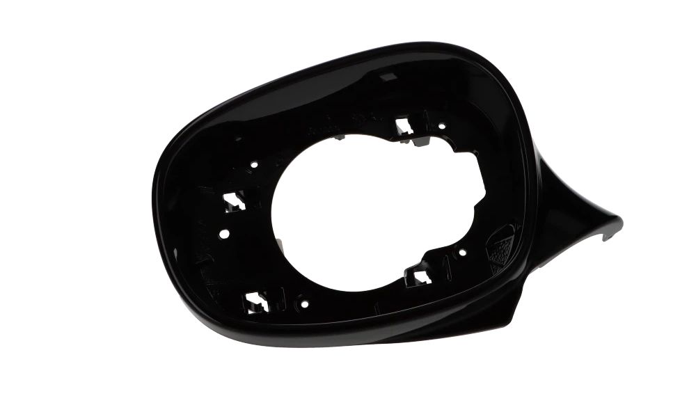 Soporte izquierdo para retrovisor exterior Shadow-Line OEM 51167220561 para BMW E81 {116d,116i} compatibles. Original BMW.
