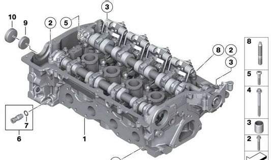 CODATA WITH VALVE ACTION OEM 11122470427 FOR MINI R56, R55, R57, R60, R61 ... and more. Original Mini.