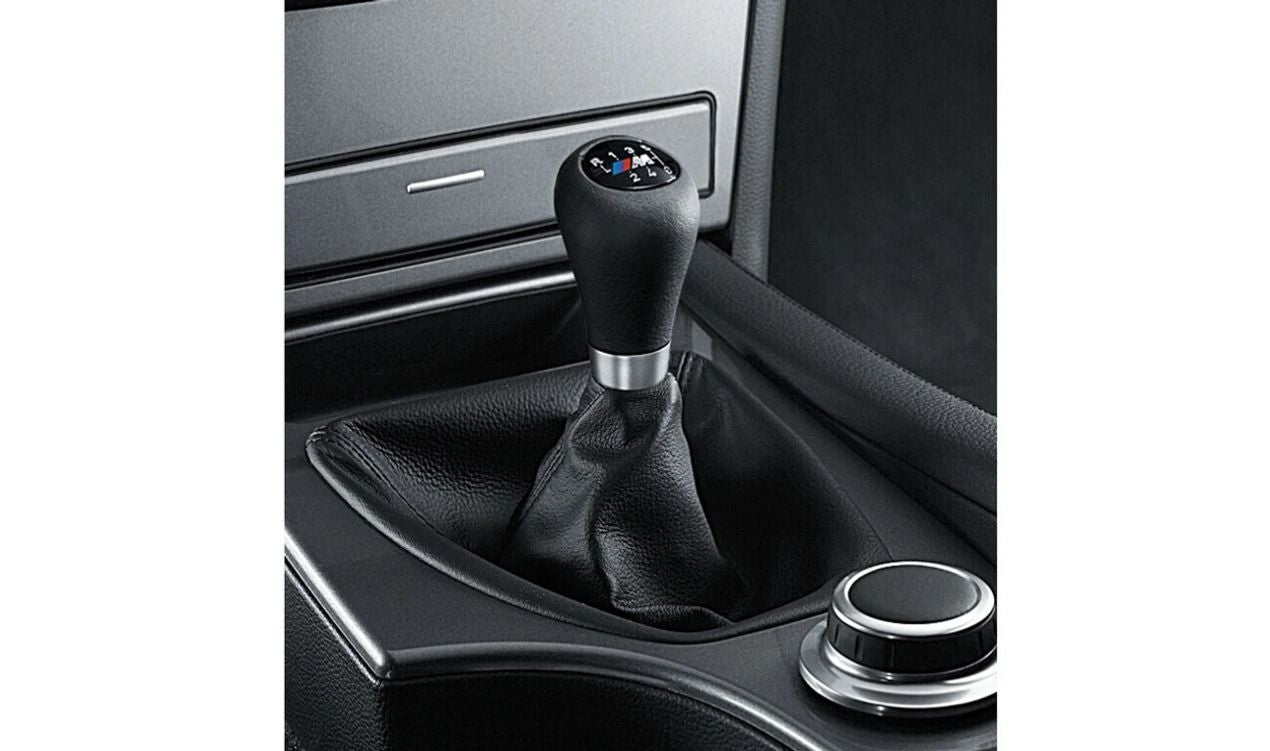 Pomo de cambio deportivo M OEM 25117896886 para BMW E46, E60, E61, E63, E64, X3 F25, X4 F26. Original BMW.