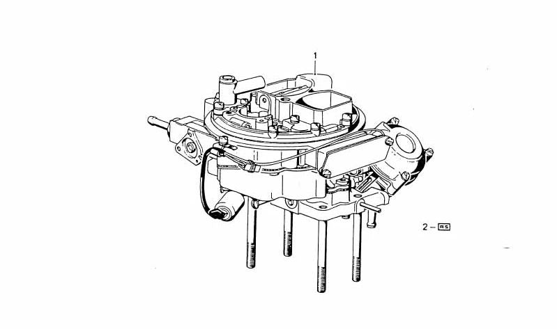Juego de juntas para carburador OEM 13111255741 para BMW E12 y BMW E9 (modelos 2800CS). Compatible con motores M30. Original BMW.