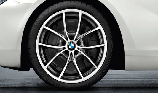 Llantas de aleación V-Radio 356 OEM 36116792598 para BMW F10, F11, F06, F12, F13. Llantas originales BMW de 20" en diseño bicolor ferricgrey glanzgedreht. Calidad y estilo auténtico Original BMW.