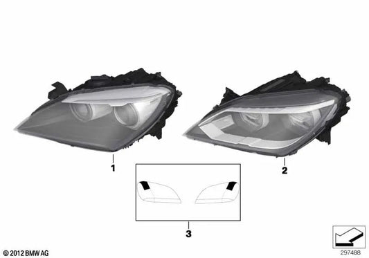 Farol LED direito para BMW 6 F06 Series, F12, F13 (OEM 63127358362). BMW original