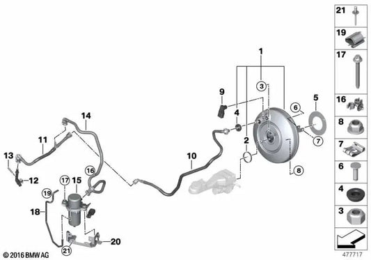 OEM-Unterstützung 11667555537 für BMW 2er F45, X1 F48, X2 F39, MINI Countryman F60… und mehr. Original BMW und MINI.