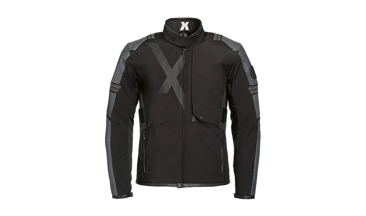 Chaqueta Pace negra talla 52 OEM 76115B3D517 para motos BMW. Original BMW Motorrad.