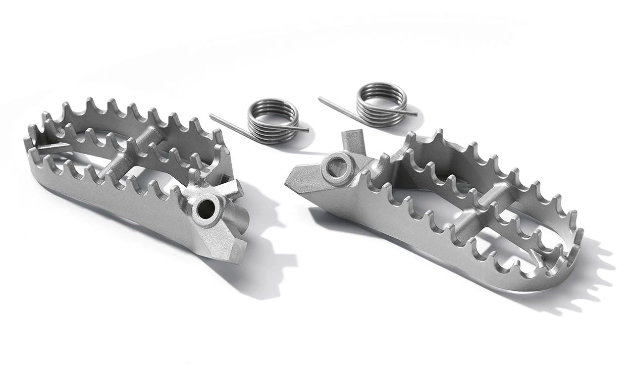 Juego de estriberas Enduro OEM 77252468451 para motos BMW R 1200 GS, R 1250 GS, R 1200 GS Adventure, R 1250 GS Adventure. Original BMW Motorrad.