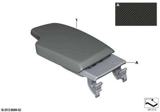 Supporto fognatura centrale centrale per BMW F30, F31, F34, F32, F33, F36 (OEM 51162405918). BMW originale