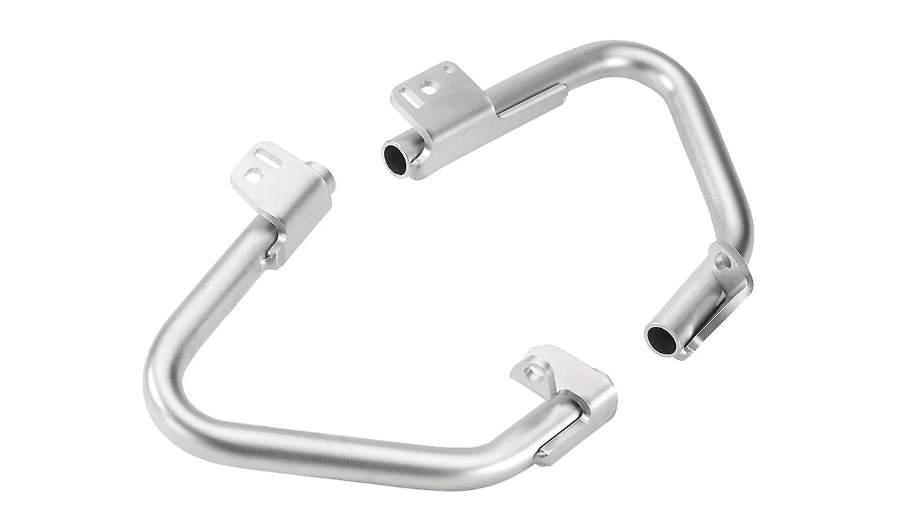 Protector de motor izquierdo OEM 77148396741 para motos BMW K1600GT, K1600GTL, K1600Bagger. Original BMW Motorrad.