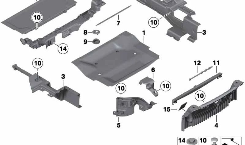 Tapa embellecedora derecha OEM 51479128504 para BMW Z4 E89. Original BMW.